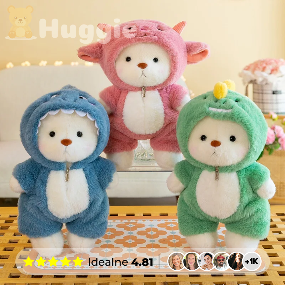 Huggie™ | Ręcznie robiony miś pluszowy